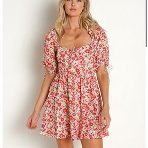 For Love and Lemons Floral Mini Dress - Size XS - Worn Once